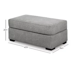 Naples Gray Ottoman 11 Naples Gray Ottoman -Broyhill 810451017 9