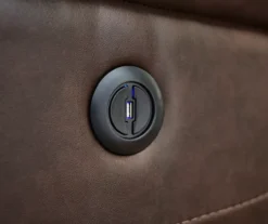 Wellsley Leather Power Reclining Console Loveseat 26 Wellsley Leather Power Reclining Console Loveseat -Broyhill 810469258 810469259 2 2