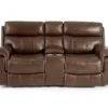 Wellsley Leather Power Reclining Console Loveseat 1 Wellsley Leather Power Reclining Console Loveseat -Broyhill 810469259 3