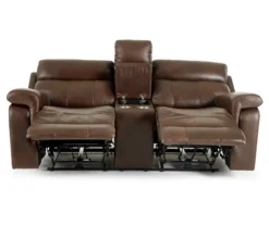 Wellsley Leather Power Reclining Console Loveseat 29 Wellsley Leather Power Reclining Console Loveseat -Broyhill 810469259 5