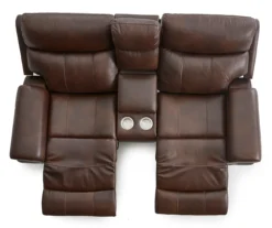 Wellsley Leather Power Reclining Console Loveseat 34 Wellsley Leather Power Reclining Console Loveseat -Broyhill 810469259 8
