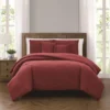 Broyhill Deep Red Crinkle 5-Piece Comforter Set -Broyhill 810477716 1 1