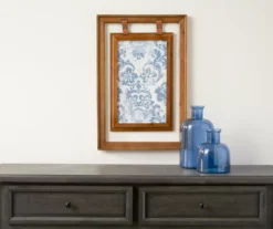 Double-Framed Light Blue Damask Hanging Wall Decor 8 Double-Framed Light Blue Damask Hanging Wall Decor -Broyhill 810498388 2