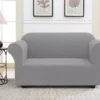 Gray Loveseat Sofa Slipcover 2 Gray Loveseat Sofa Slipcover -Broyhill 810498486 2