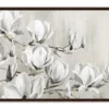 White Magnolia Tree Framed Canvas -Broyhill 810498829