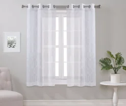 Broyhill Geo Sheer Grommet Curtain Panel Pair -Broyhill 810507512