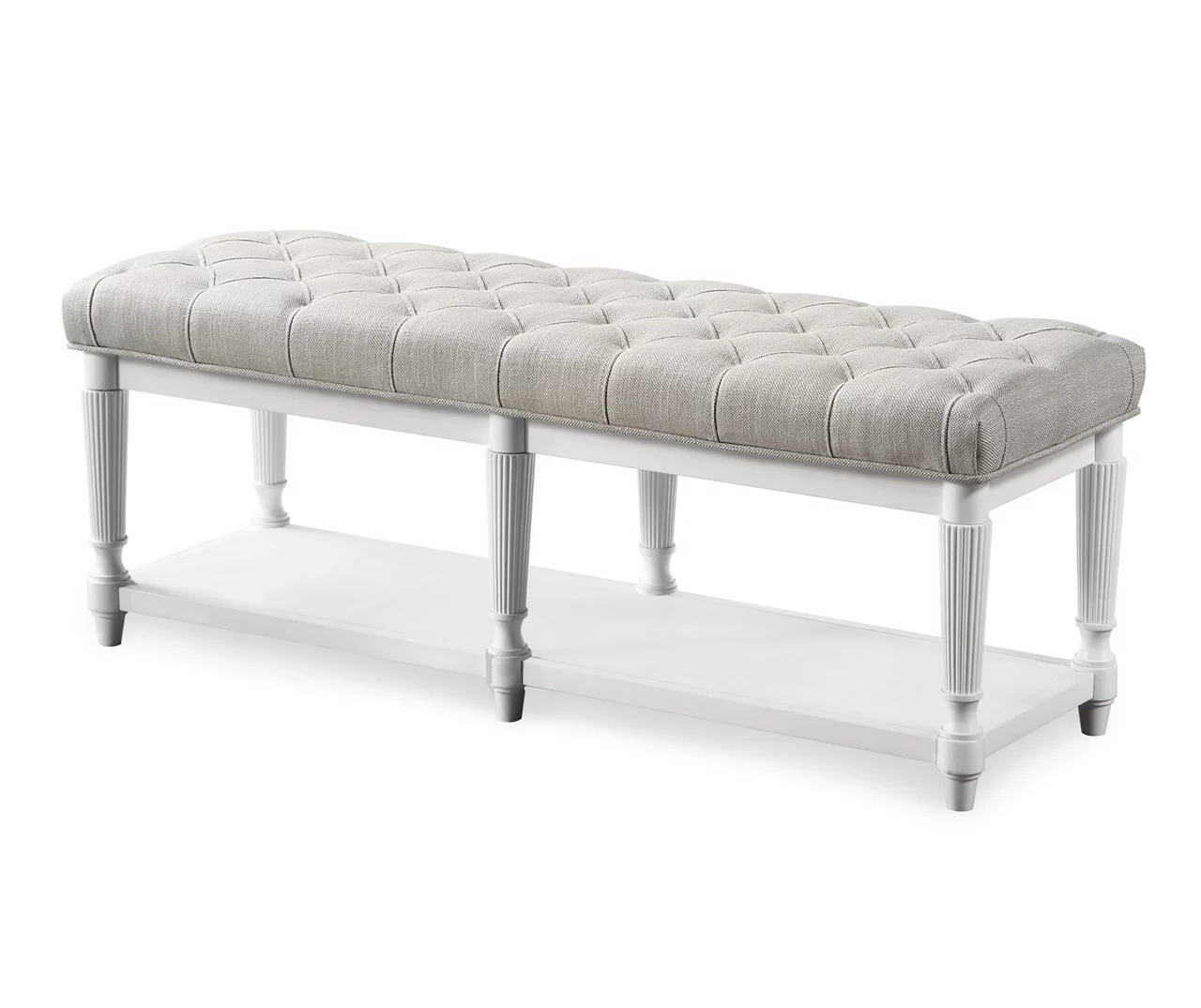Dimora Tufted Upholstered Footboard Bench 3 Dimora Tufted Upholstered Footboard Bench