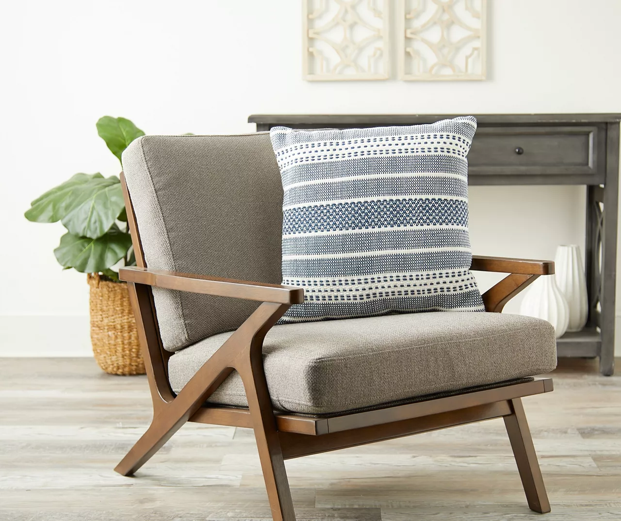 Jayden Blue Throw Pillow 5 Jayden Blue Throw Pillow - Image 3