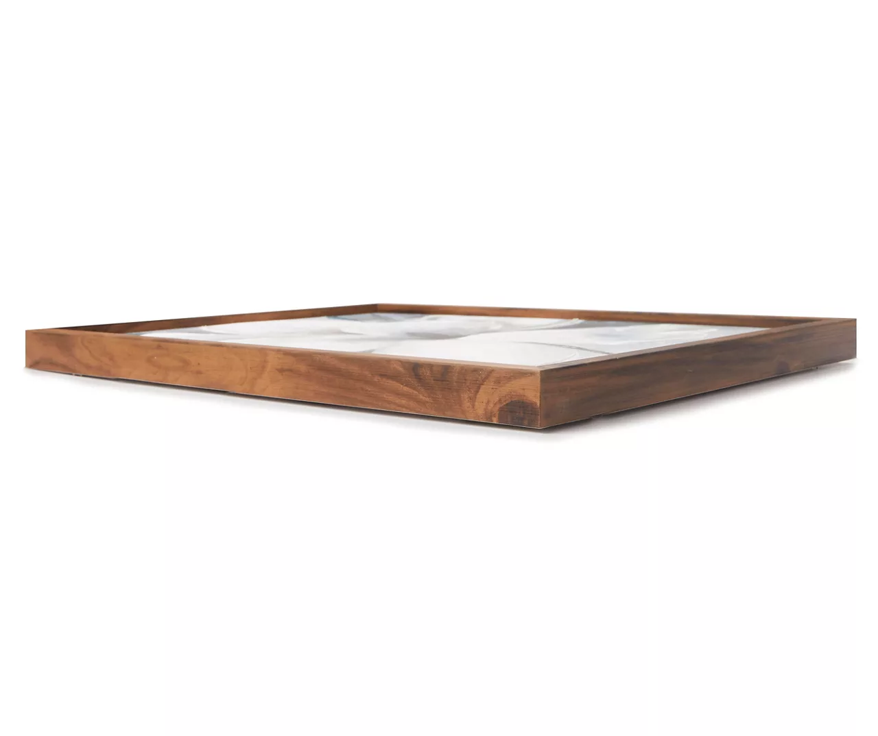 Framed White Floral Canvas 4 Framed White Floral Canvas - Image 2