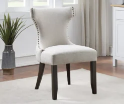 Eden Nailhead Upholstered Chair -Broyhill 810515879 1