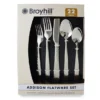 Addison Hammered 22-Piece Flatware Set -Broyhill 810516104 1