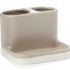 Tan Glaze Toothbrush Holder -Broyhill 810530730