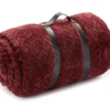 Tawny Port Jacquard Supreme Velvet King Blanket -Broyhill 810531016