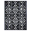 Broyhill Navy Square Pattern Klein Area Rug -Broyhill 810542869 810542870 810542871 810542872 A0 1