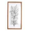 Black & Brown Botanical Line Drawing Leafy Plant Framed Wall Art 1 Black & Brown Botanical Line Drawing Leafy Plant Framed Wall Art -Broyhill 810547367