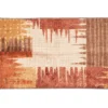 Broyhill Brown & Red Abstract Patchwork Accent Rug -Broyhill 810557489