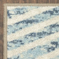 Broyhill Blue & Brown Modern Angles Accent Rug -Broyhill 810557655 5