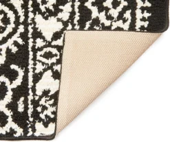 Broyhill Black & White Ornate Fascination Accent Rug -Broyhill 810557658 810557660 1