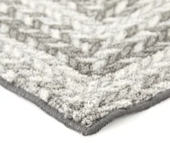 Broyhill Gray Braided Print Accent Rug -Broyhill 810557665 1