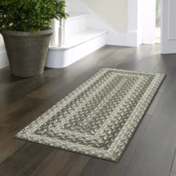 Broyhill Gray Braided Print Accent Rug -Broyhill 810557665 11