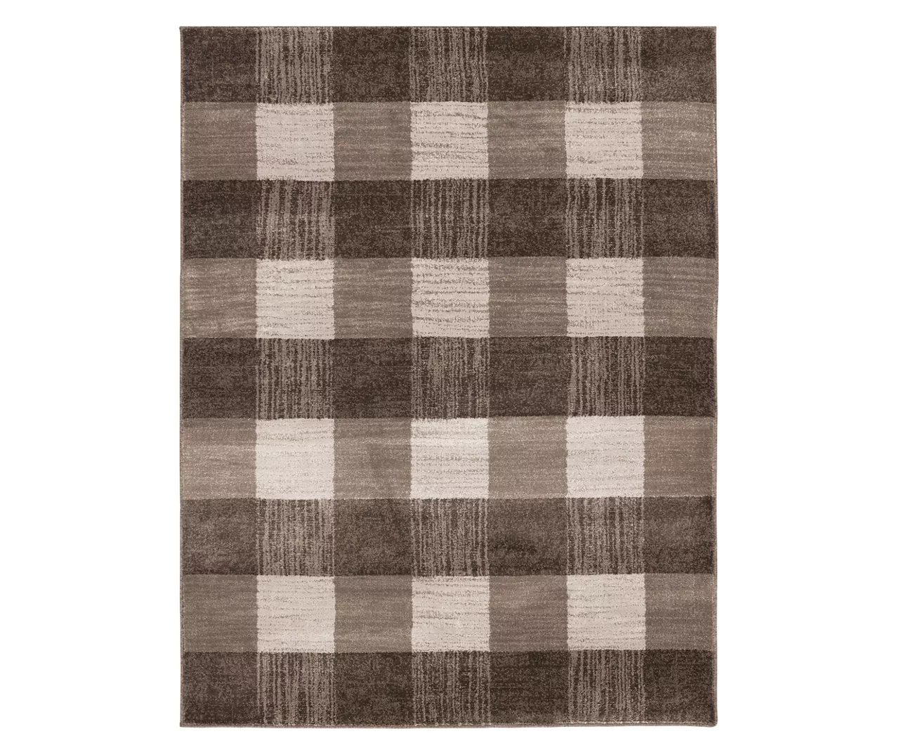 Broyhill Regina Brown & Greige Checkerboard Area Rug 3 Broyhill Regina Brown & Greige Checkerboard Area Rug