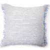 Blue Textured Stripe Square Throw Pillow 2 Blue Textured Stripe Square Throw Pillow -Broyhill 810565458