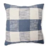 Linden Navy & Cream Buffalo Plaid Square Throw Pillow 2 Linden Navy & Cream Buffalo Plaid Square Throw Pillow -Broyhill 810565459
