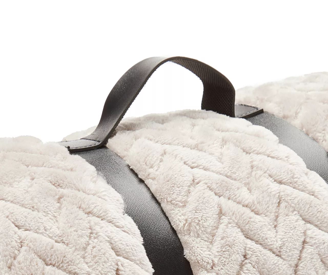 Broyhill Whisper White Chevron Embossed Velvet Blanket 7 Broyhill Whisper White Chevron Embossed Velvet Blanket - Image 5