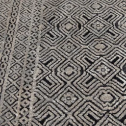 Colin Dark Blue & Whitecap Geometric Area Rug, (5' X 7') -Broyhill 810586497 810586493 810586501 6