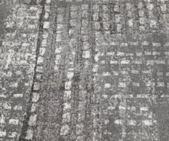 Hollyn Gunmetal Abstract Patchwork Area Rug, (5' X 7') -Broyhill 810586499 810586495 810586503 5