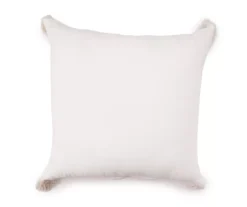 White Tamara Stripe Tassel-Accent Throw Pillow -Broyhill 810590725 1 A0