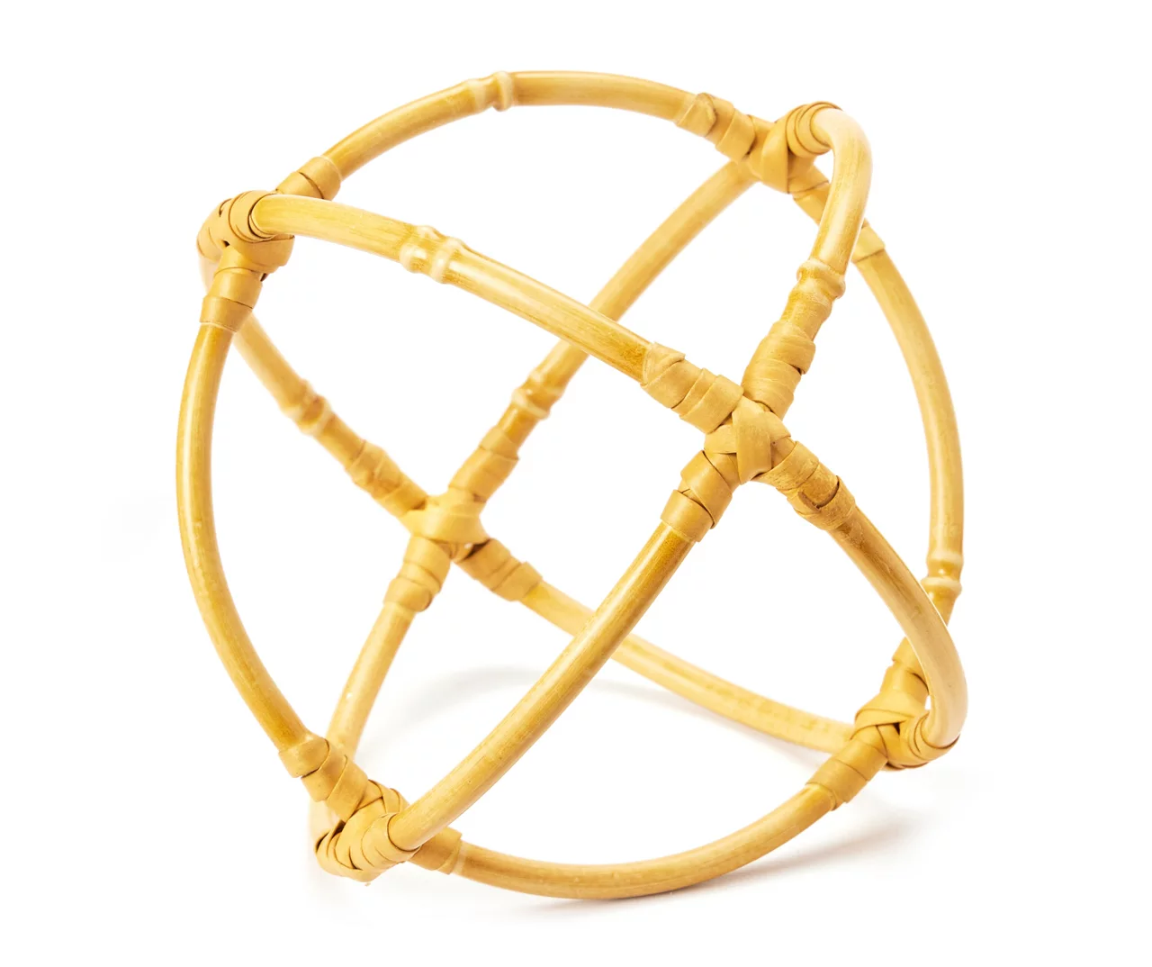 Wild Sedona Bamboo Look Metal Orb Tabletop Decor 3 Wild Sedona Bamboo Look Metal Orb Tabletop Decor