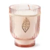 Wild Sedona Vanilla Cashmere Pink Rib Pedestal Candle, 15 Oz. -Broyhill 810602441 A0