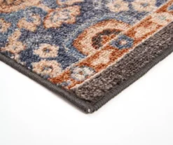 Broyhill Blue & Tan Traditional Floral Accent Rug -Broyhill 810602761 A8 2