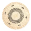Tan & Black Spiral Woven Grass Wall Decor -Broyhill 810603850 A0