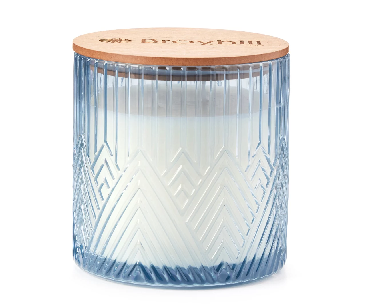 Chamomile Tea Blue Geometric Glass Jar Candle, 16 Oz. 3 Chamomile Tea Blue Geometric Glass Jar Candle, 16 Oz.