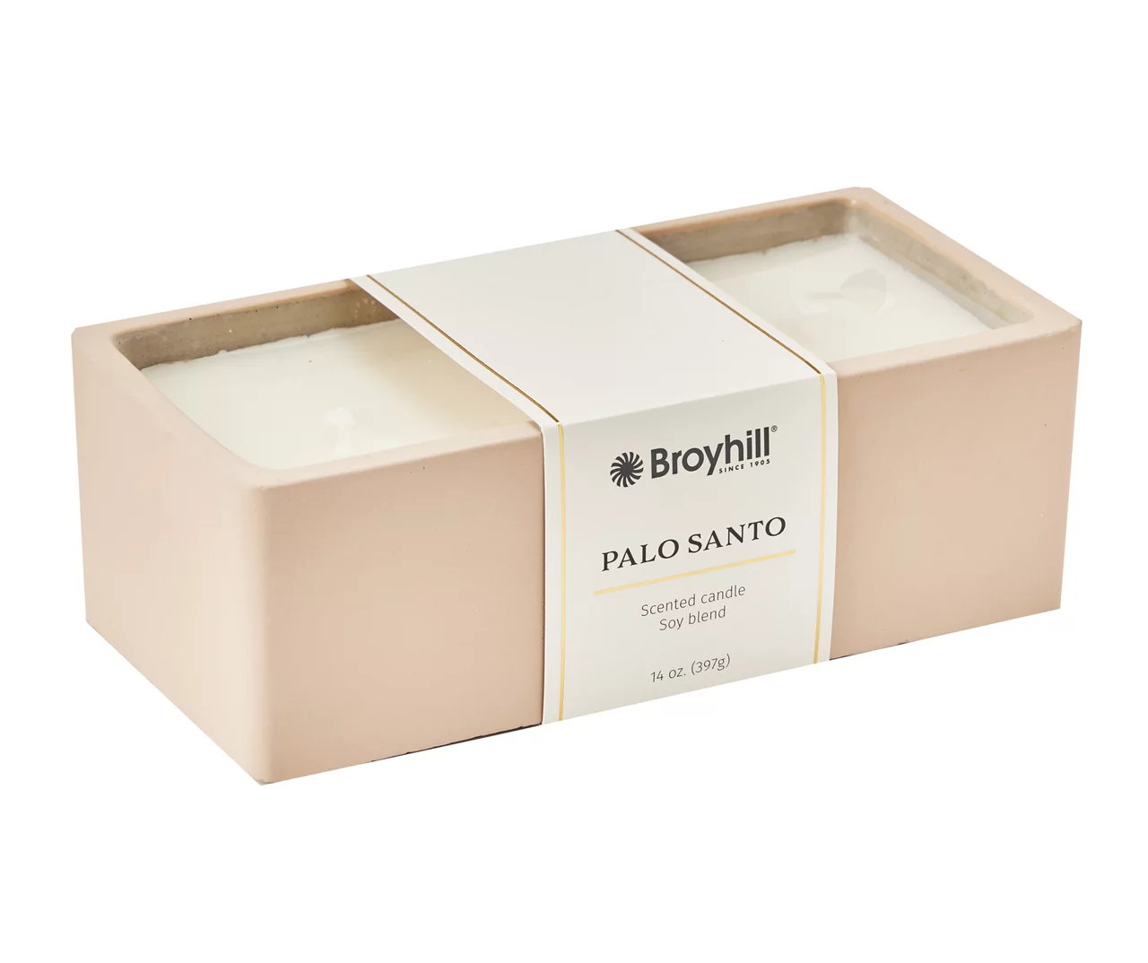 Palo Santo 3-Wick Cement Candle, 14 Oz. 3 Palo Santo 3-Wick Cement Candle, 14 Oz.