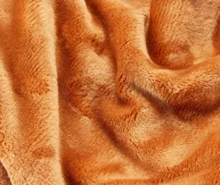 Camel Queen/King Plush Velvet Blanket -Broyhill 810609058 810609056 A8 2