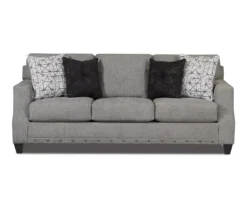 Front Page 5 Alexandria Gray Chenille Sofa